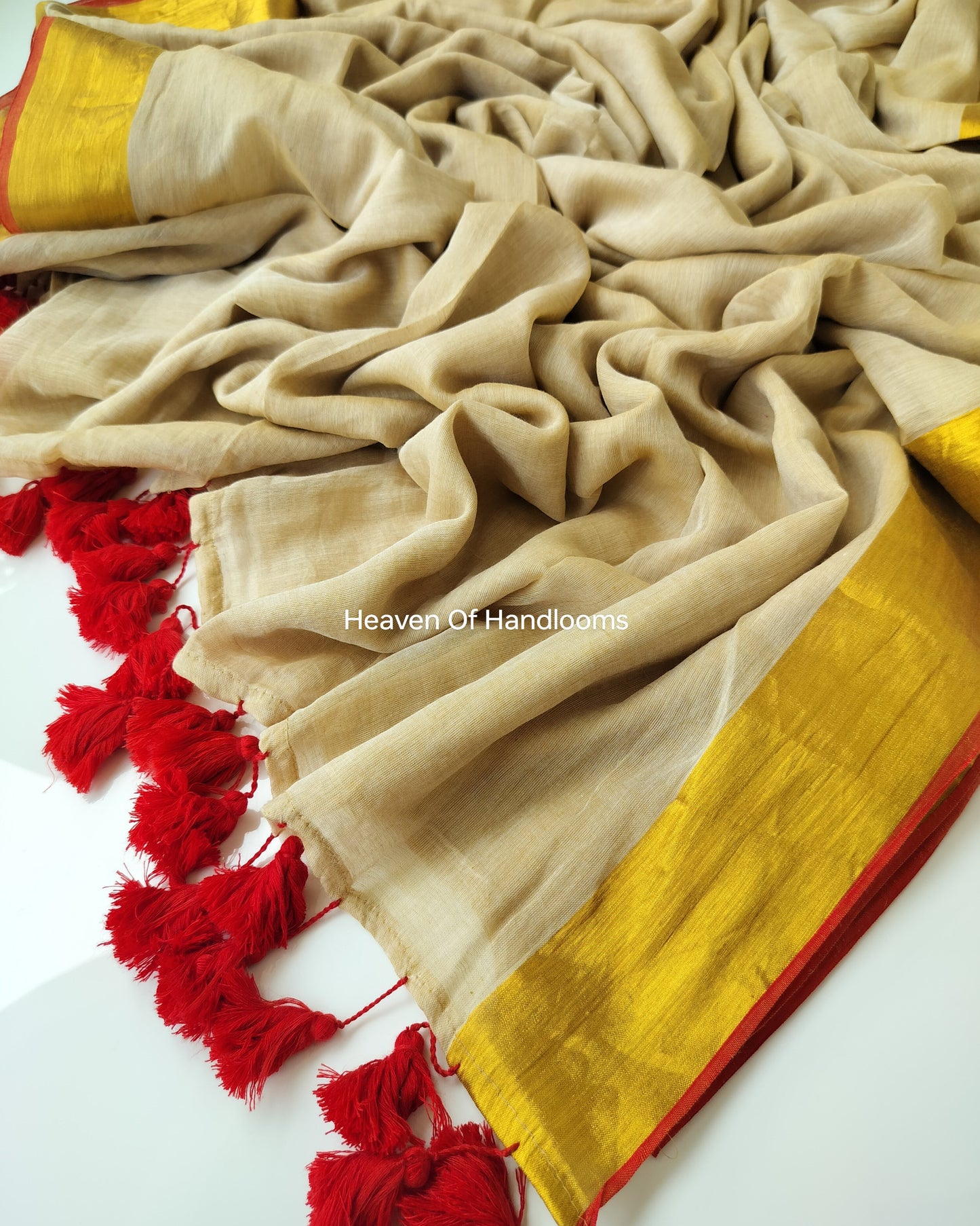 Onam-Vishu Saree - Red