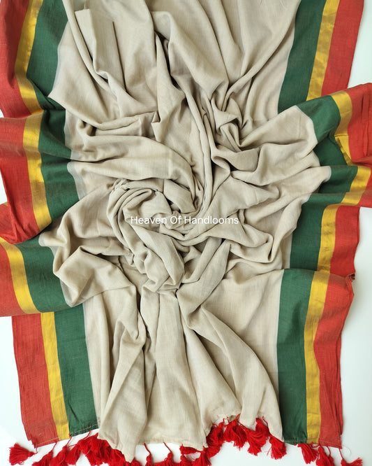 Onam-Vishu Saree - Tri Colour