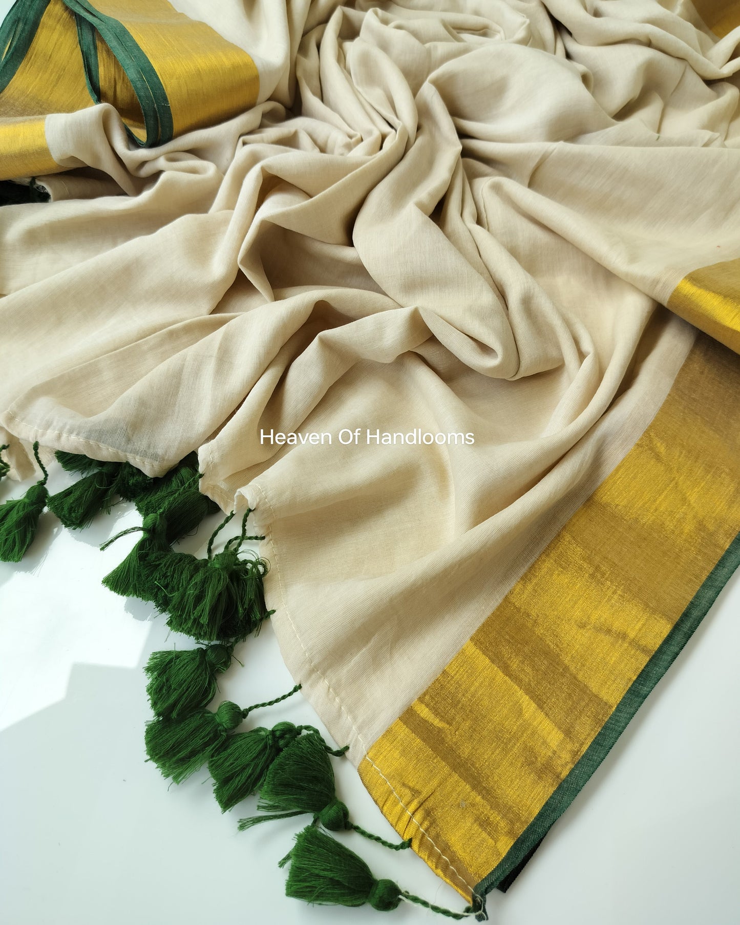 Onam-Vishu Saree - Green