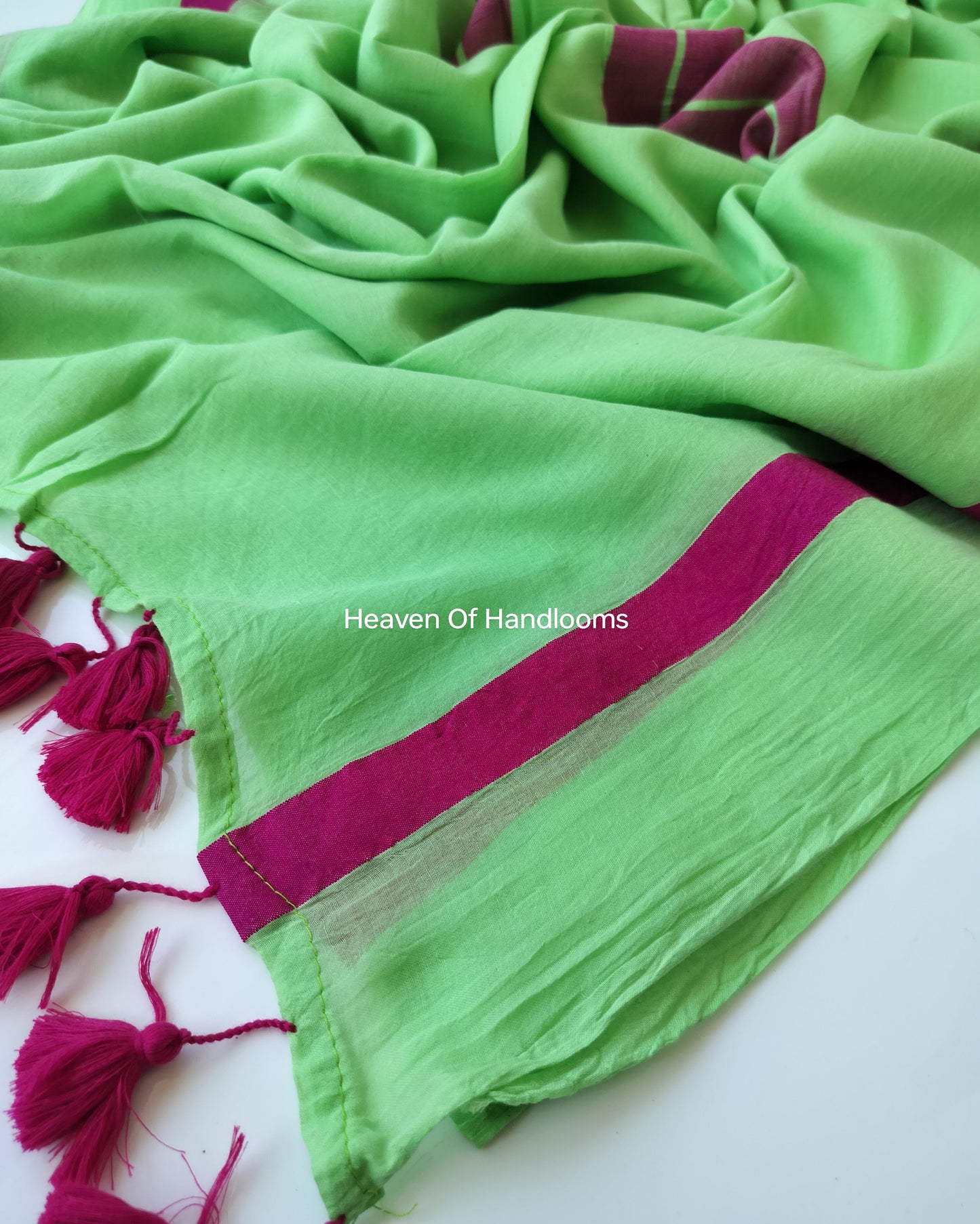 Corporate Choice - Pista Green with Plum Border