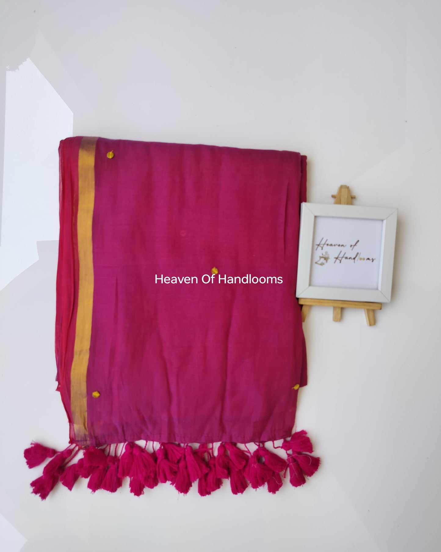 Festive Saree - Sindoor Gini Zari Border