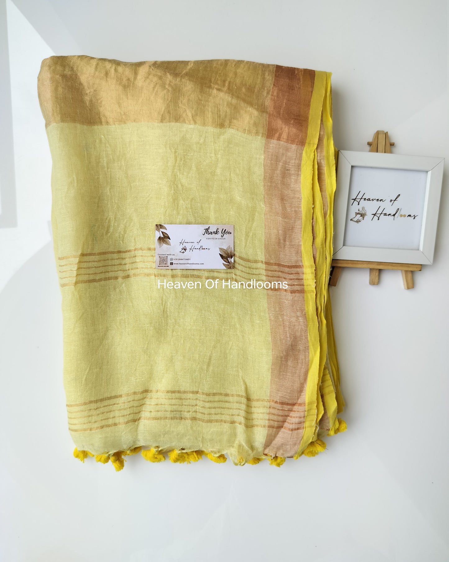 Linen by Linen - Pastal Yellow Check