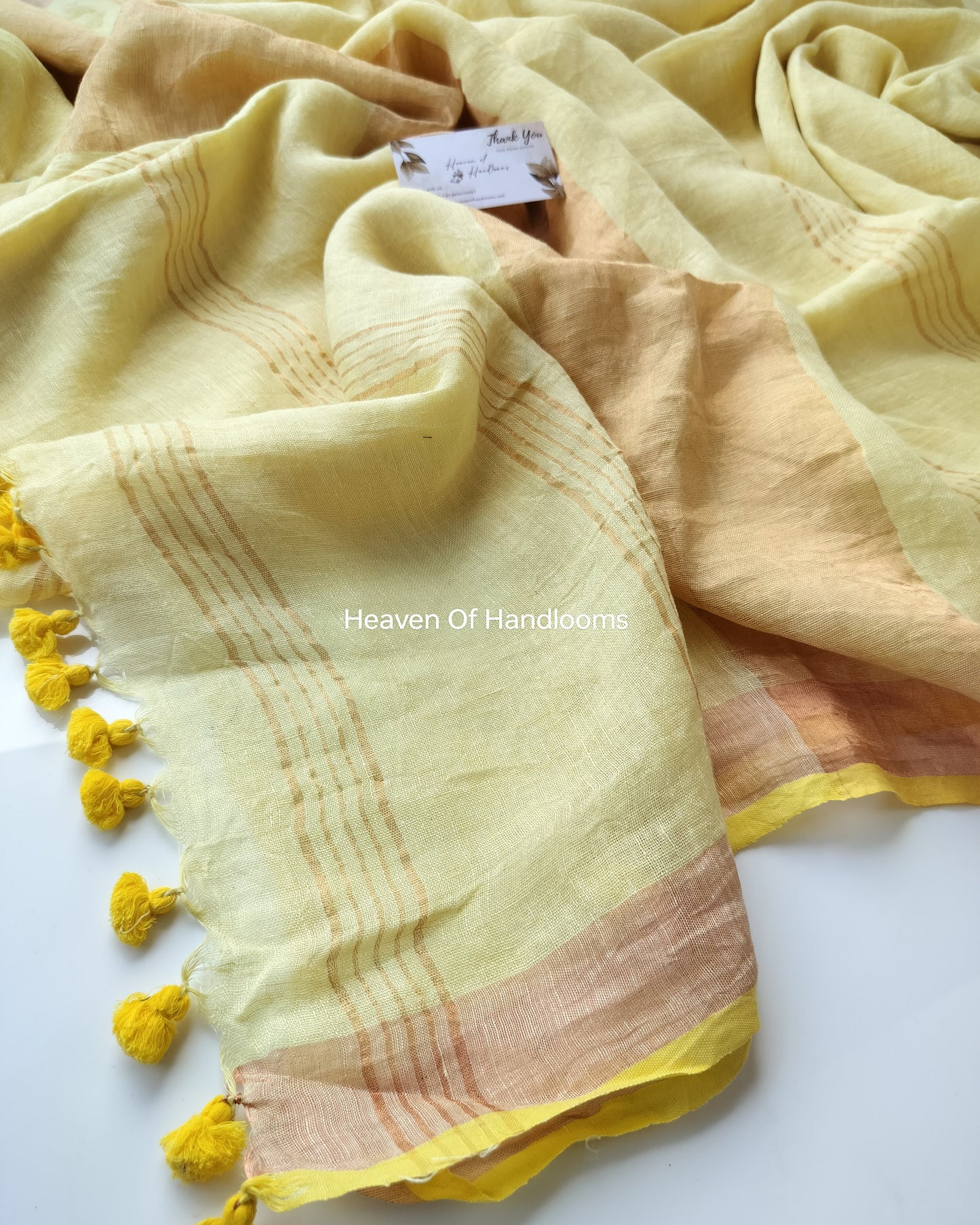 Linen by Linen - Pastal Yellow Check