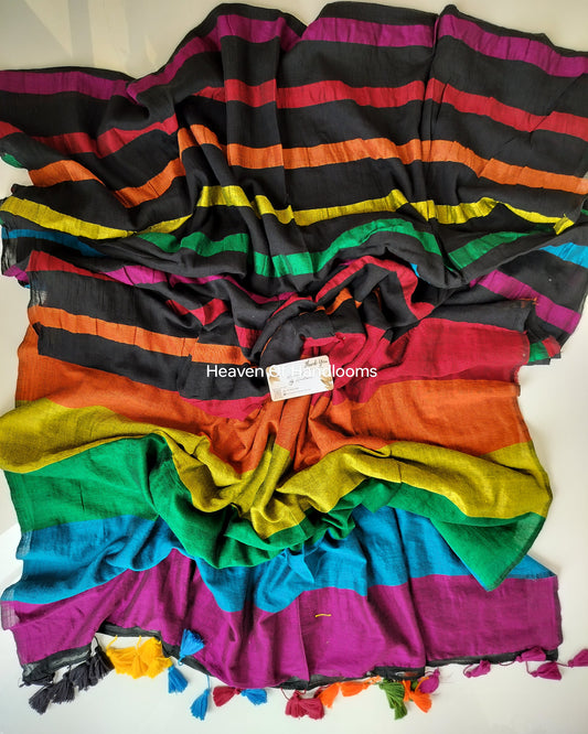 Contemporary Saree - Radium Stripe