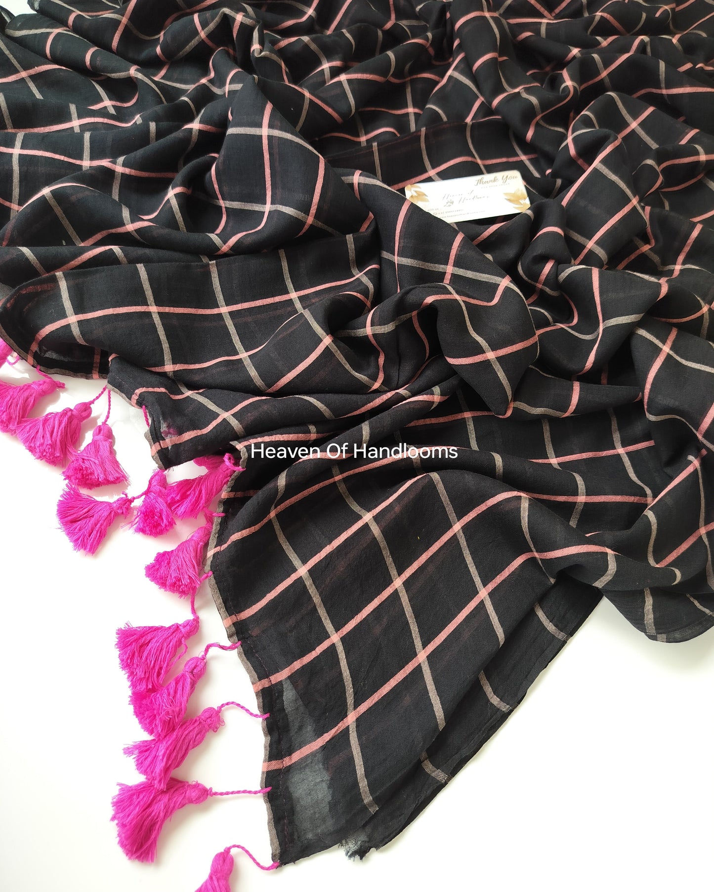 Corporate Choice - Black with Pink Check