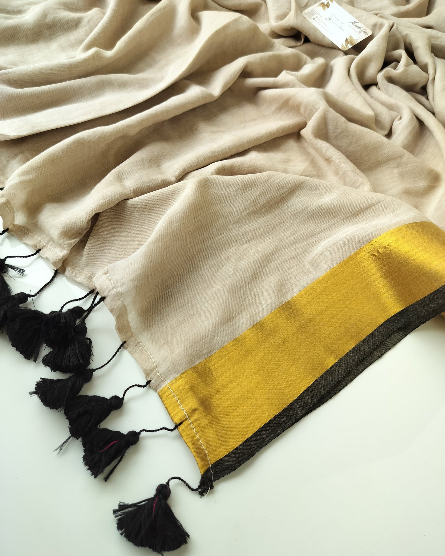 Onam-Vishu Saree - Black Border