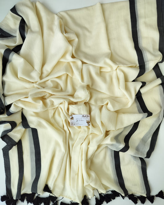 Corporate Choice - Cream Black Stripe