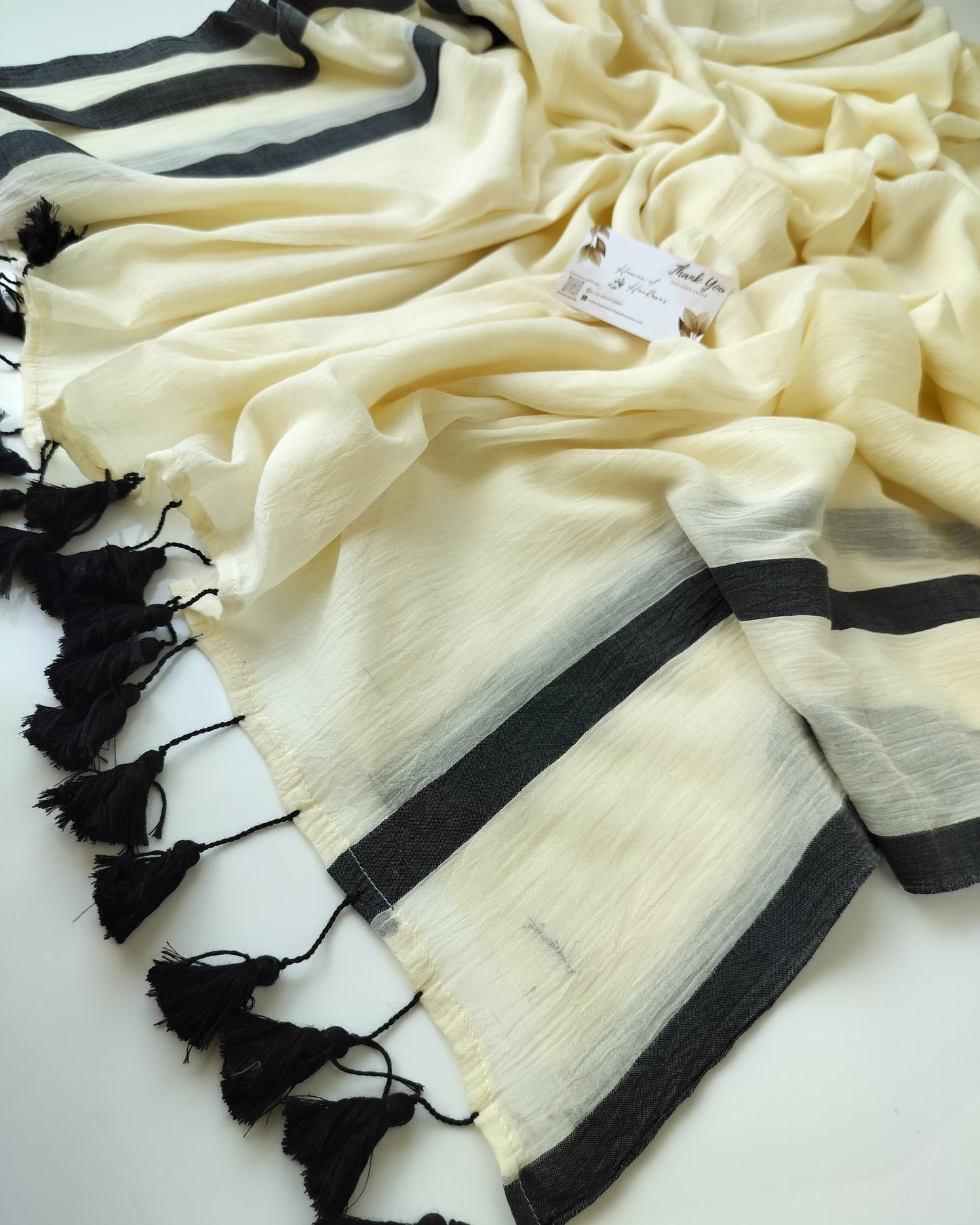 Corporate Choice - Cream Black Stripe