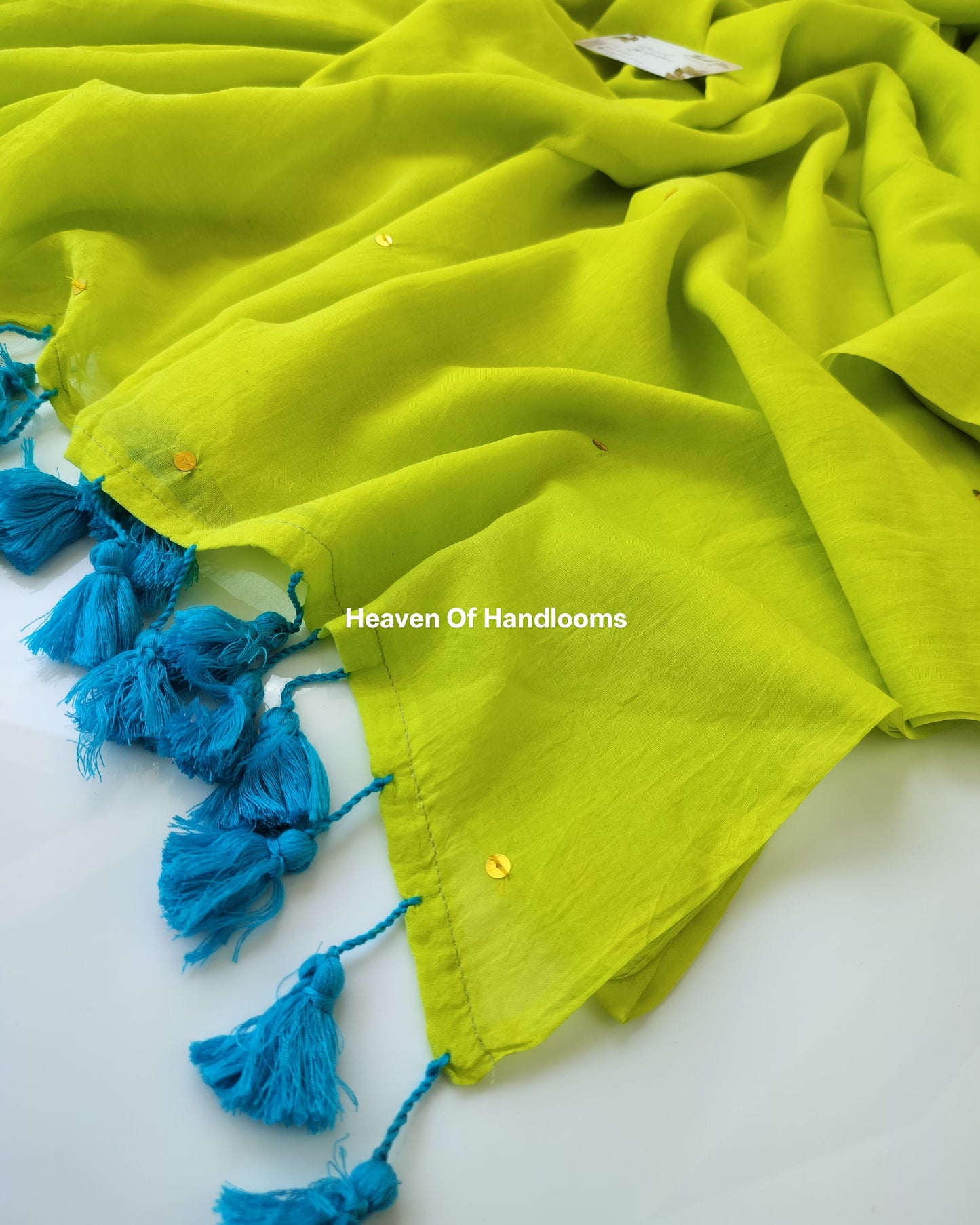 Festive Saree - Neon with Gini