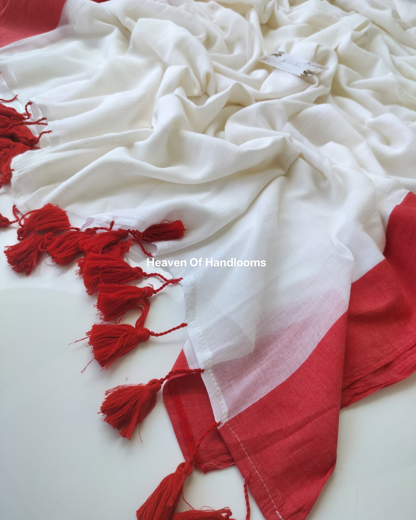 Corporate Choice - White with Barn Red Border