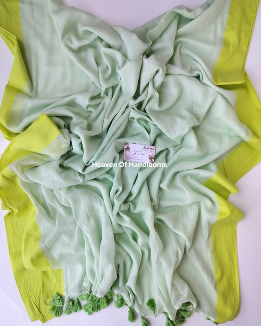 Corporate Choice - Mint Green with Yellow Green Border