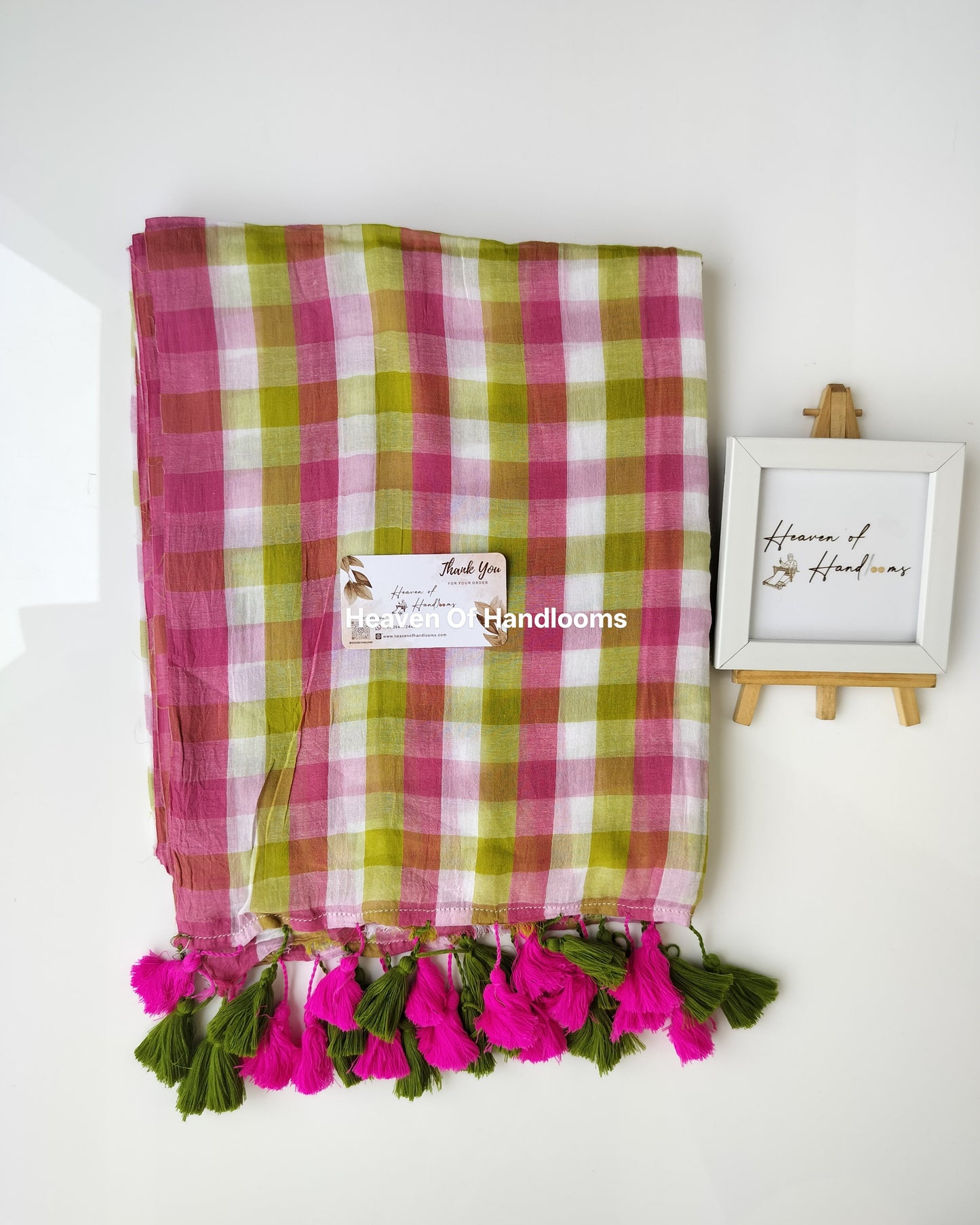 Corporate Choice - Green Pink Check