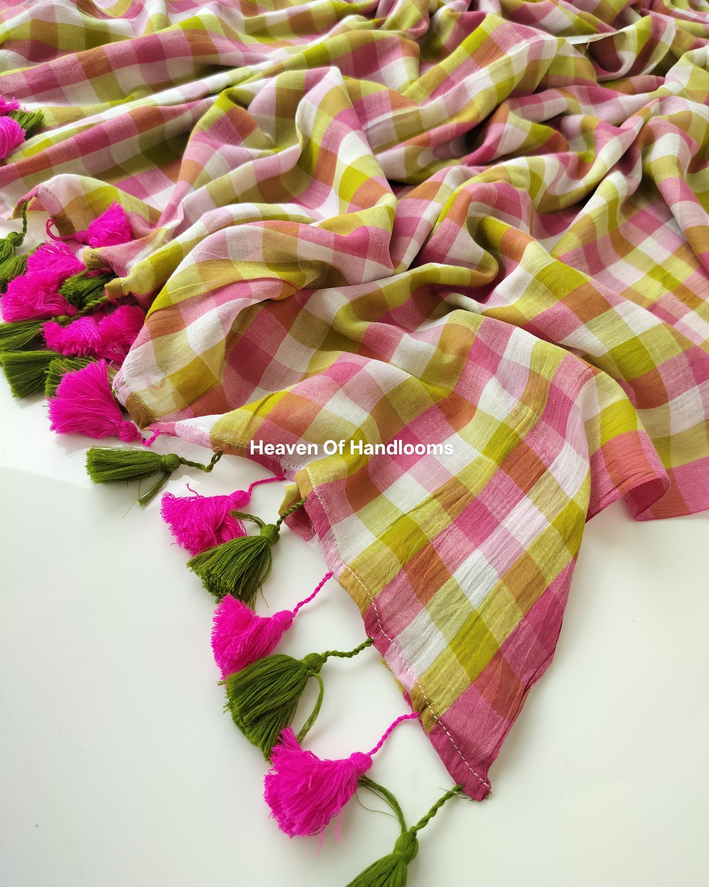 Corporate Choice - Green Pink Check