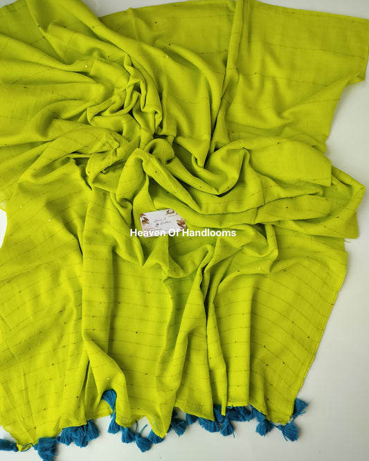 Contemporary Saree - Neon Jonaki