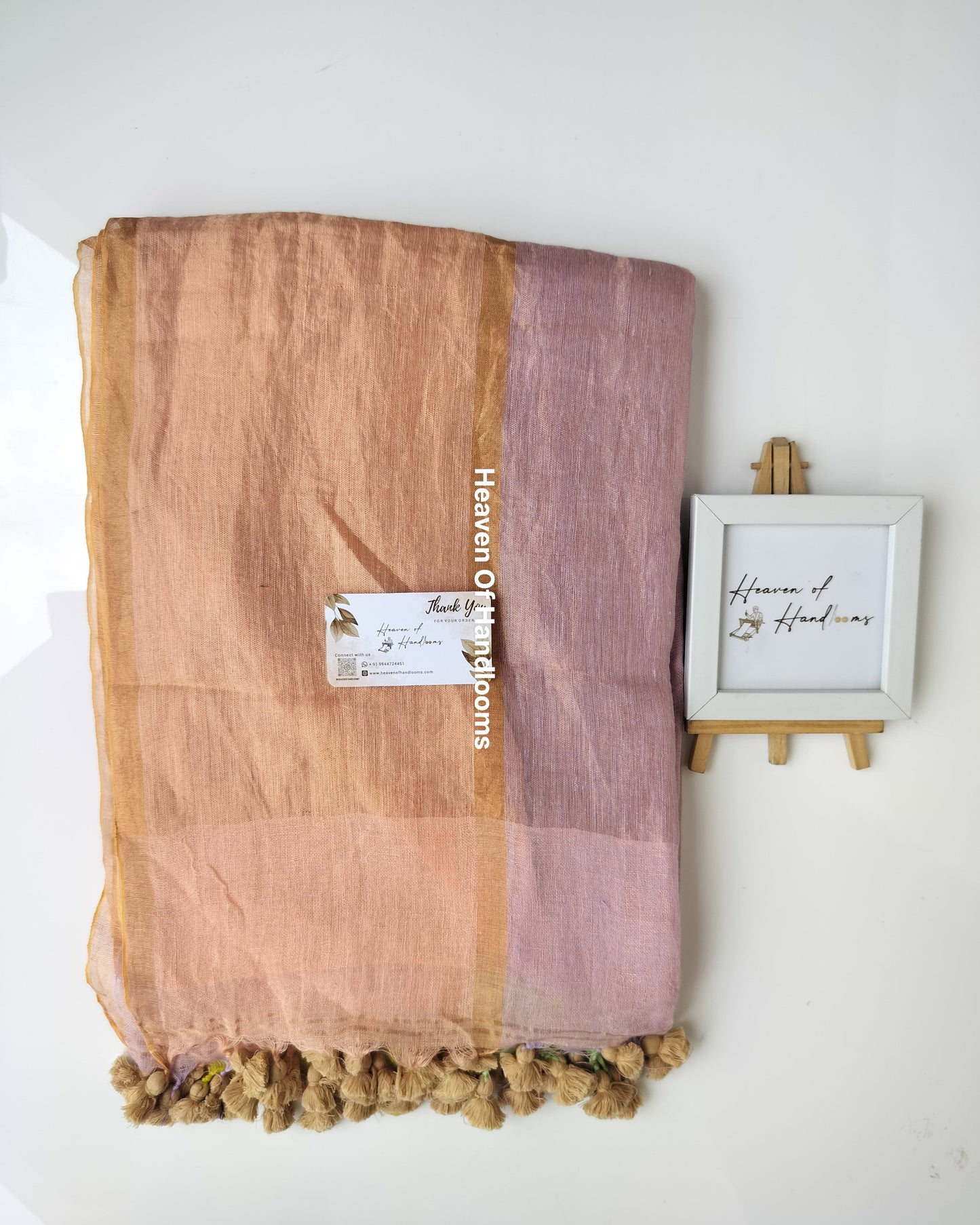 Linen by Linen - Yellow Gallinules with Cream Tassels