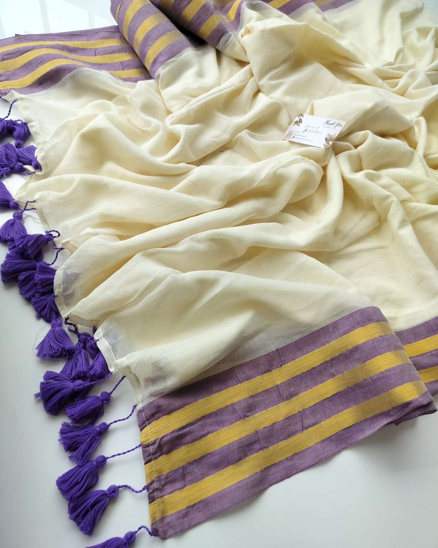 Onam-Vishu Saree - Purple Tri