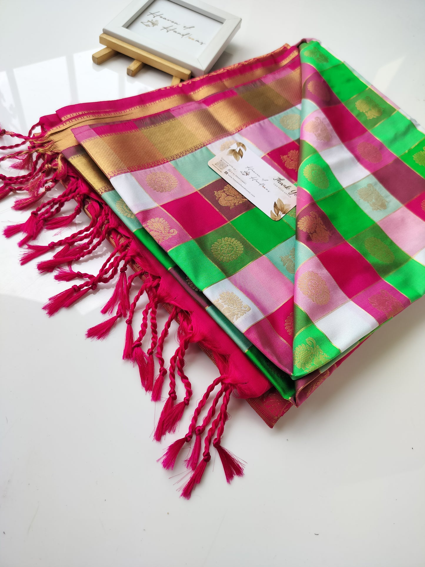 Vegan Silk Saree - Palumpalam Butta