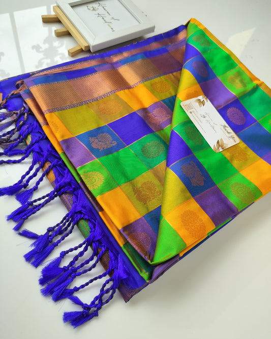 Vegan Silk Saree - Palumpalam Vintage Butta
