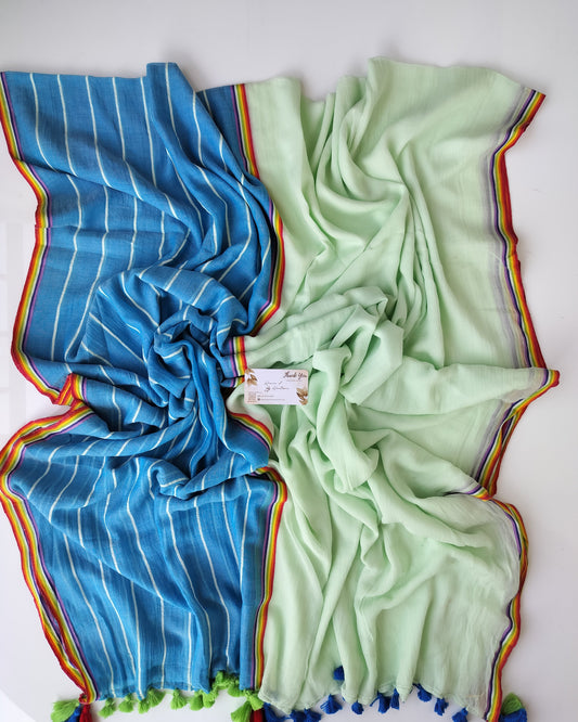 Corporate Choice - Sky Mint Stripe