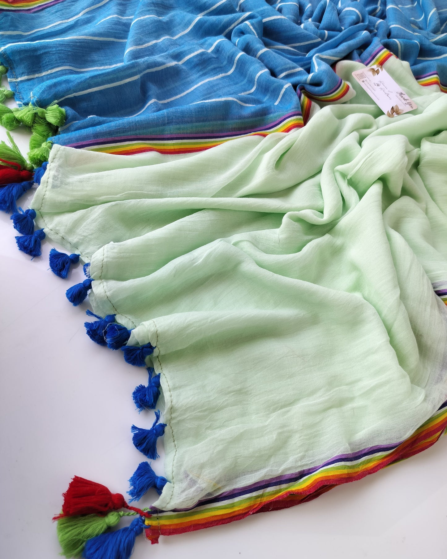 Corporate Choice - Sky Mint Stripe