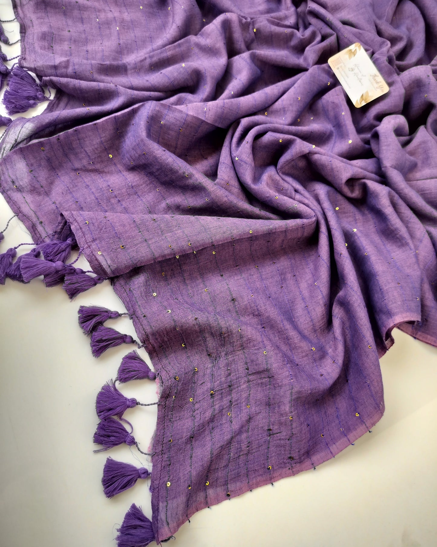 Contemporary Saree - Purple Jonaki