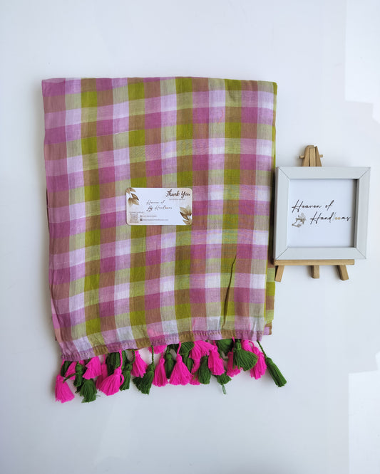 Corporate Choice - Green Pink Check