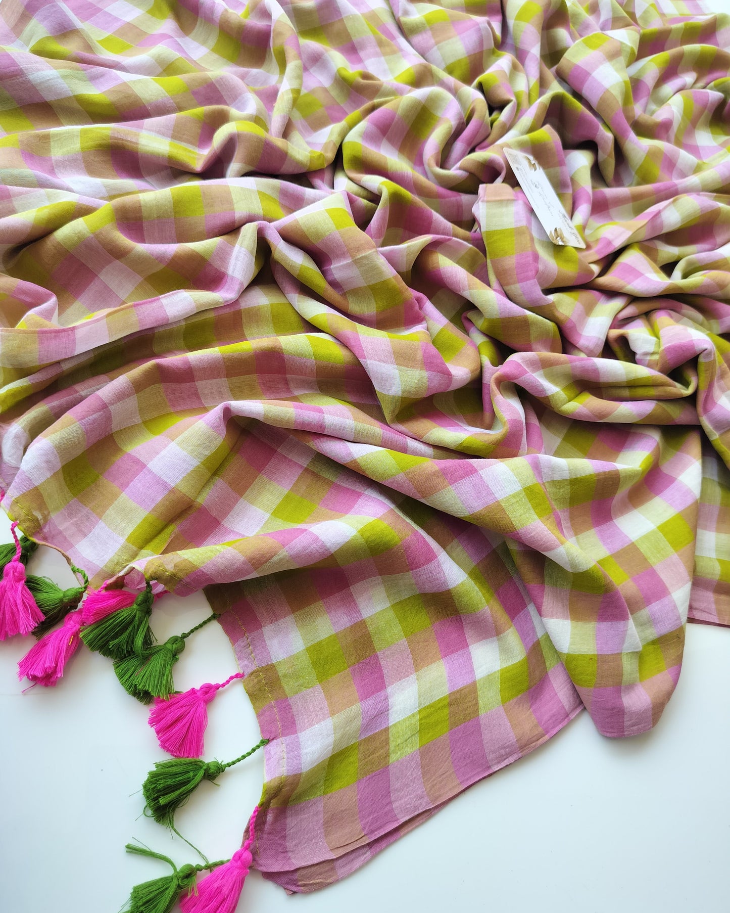 Corporate Choice - Green Pink Check