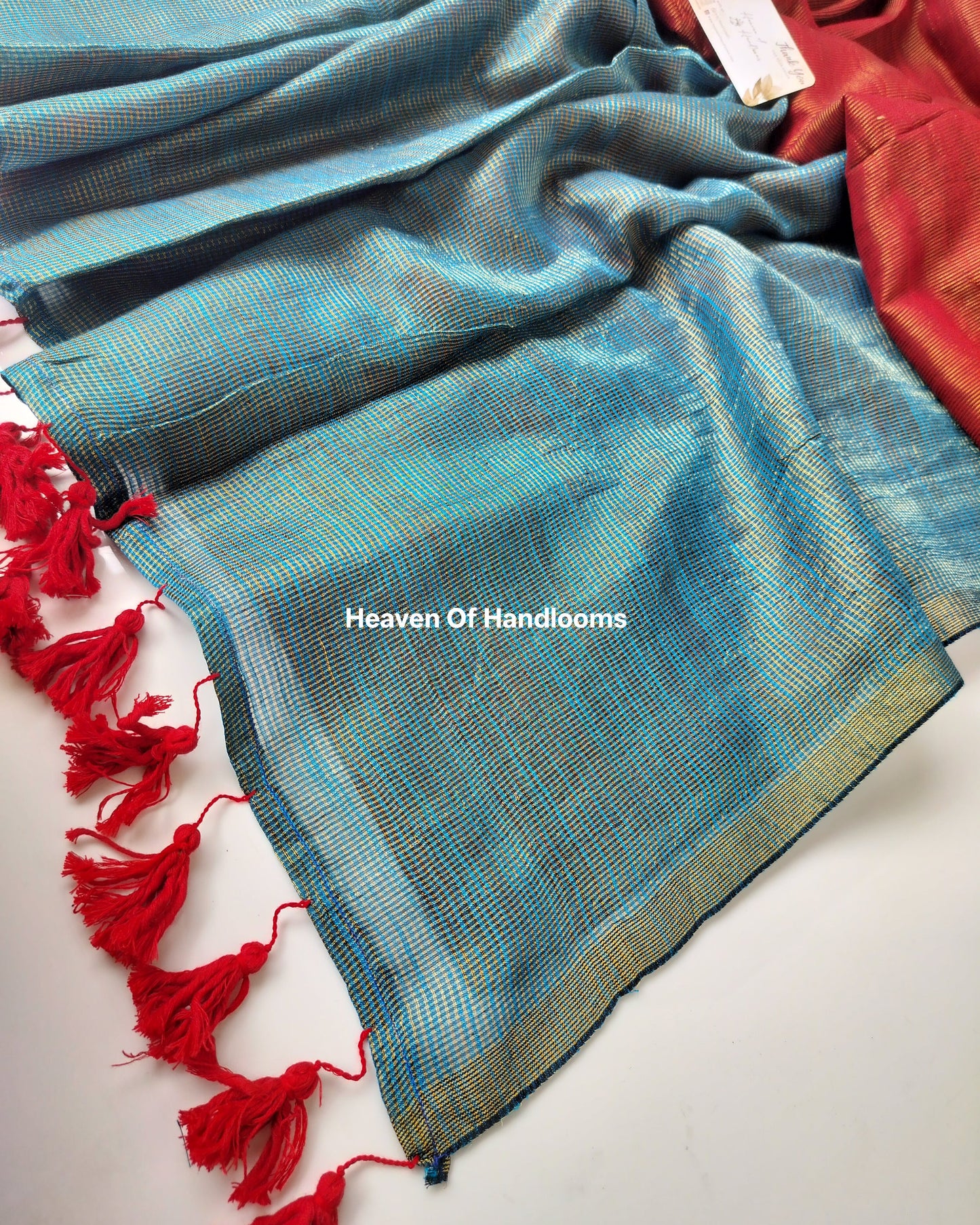 Festive Saree - Shiny Ruby