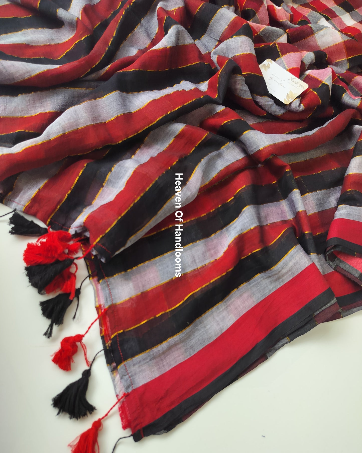 Festive Saree - Red Maroon