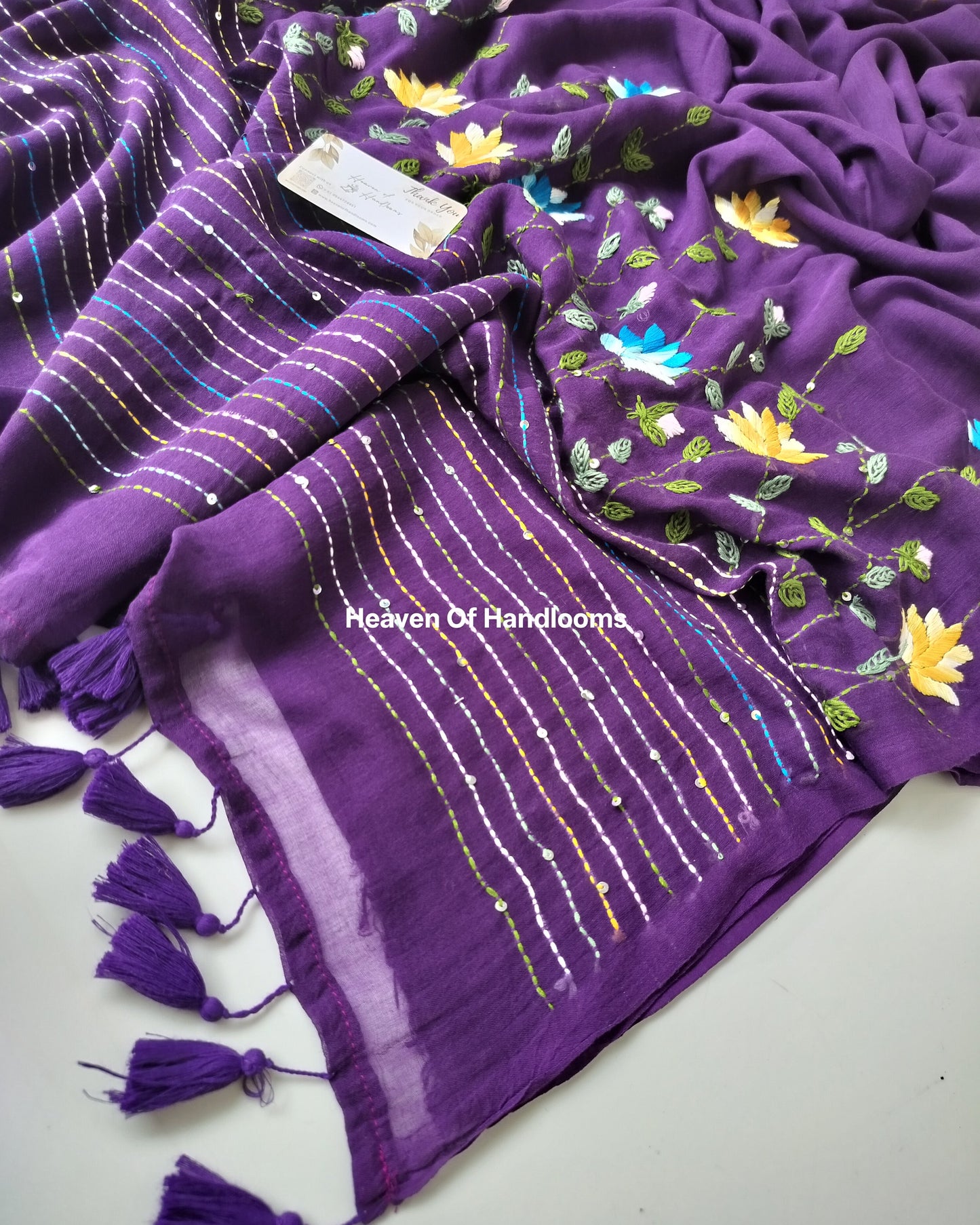 Premium Hand Stitch - Purple