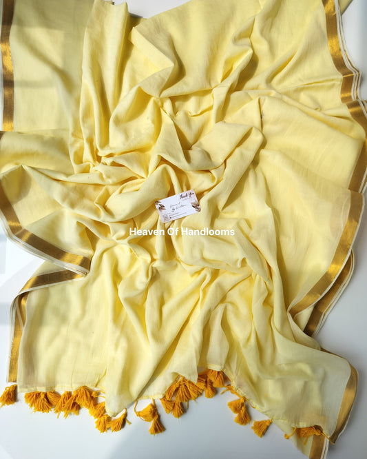 Festive Saree - Patel Yellow Zari