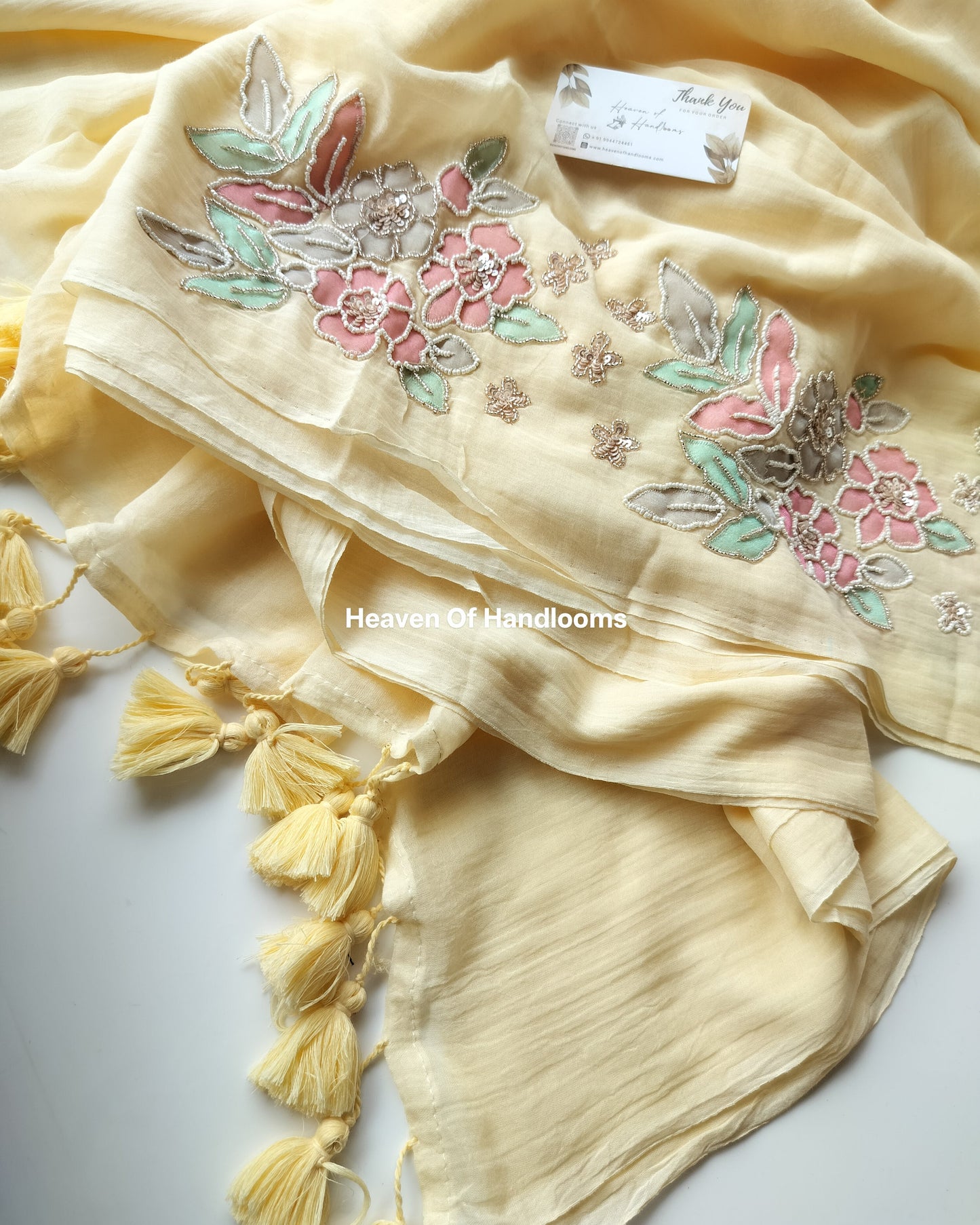 Premium Hand Stitch - Butter Katdana