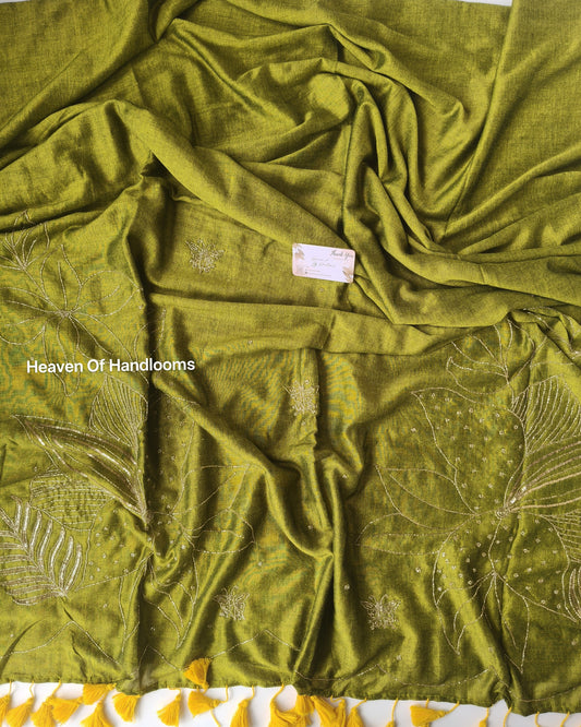 Premium Hand Stitch - Olive Designer