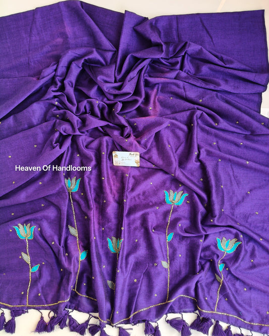 Premium Hand Stitch - Purple Katdana