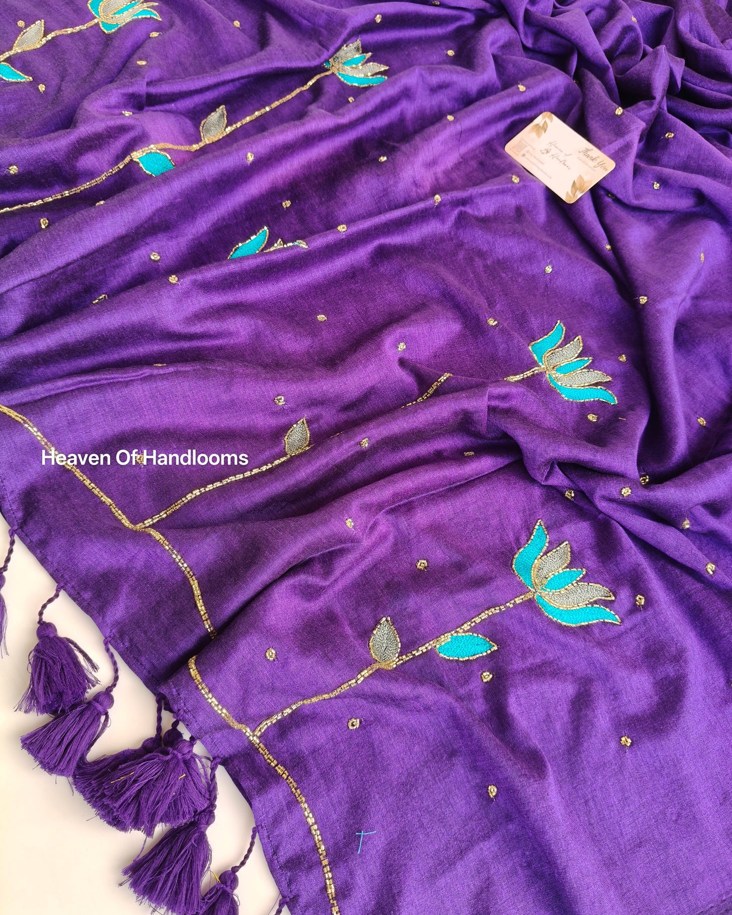 Premium Hand Stitch - Purple Katdana