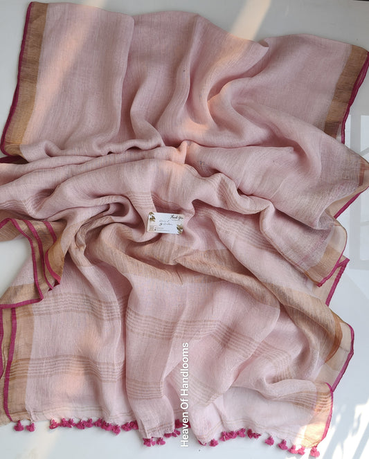Linen by Linen - Pink Border