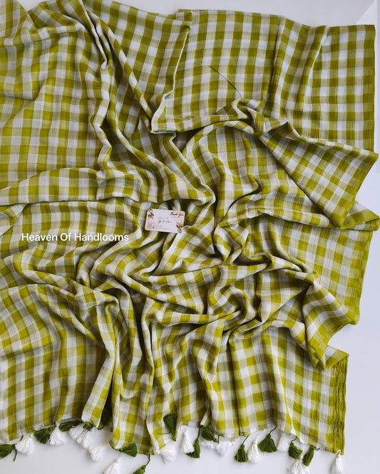 Corporate Choice - Olive White Check