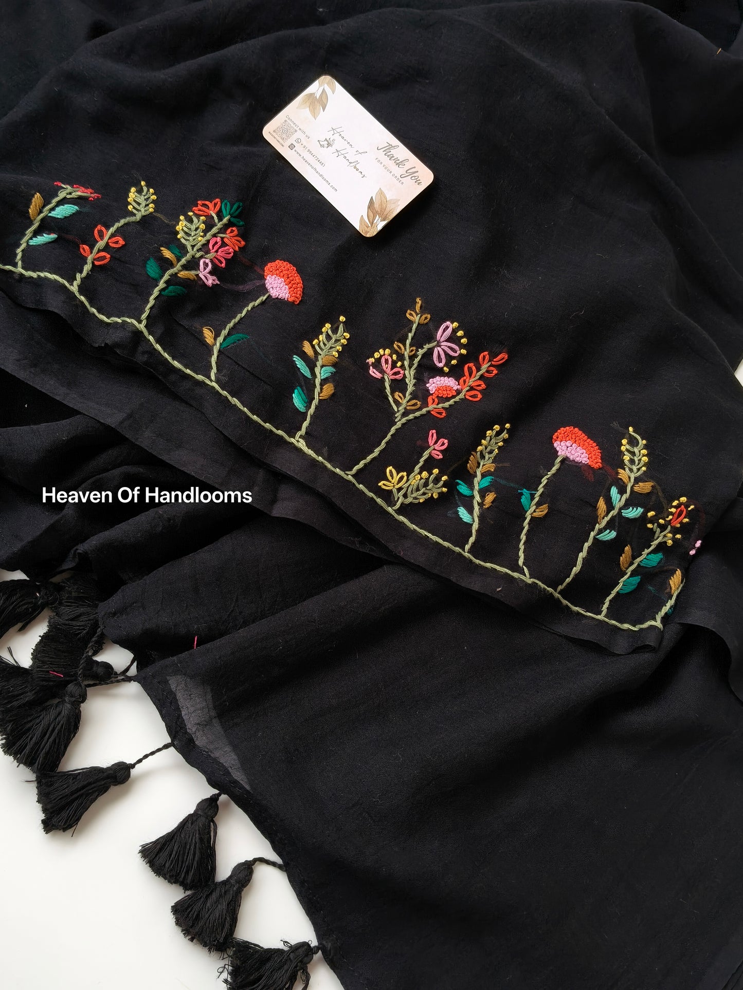 Premium Hand Stitch - Black Poo