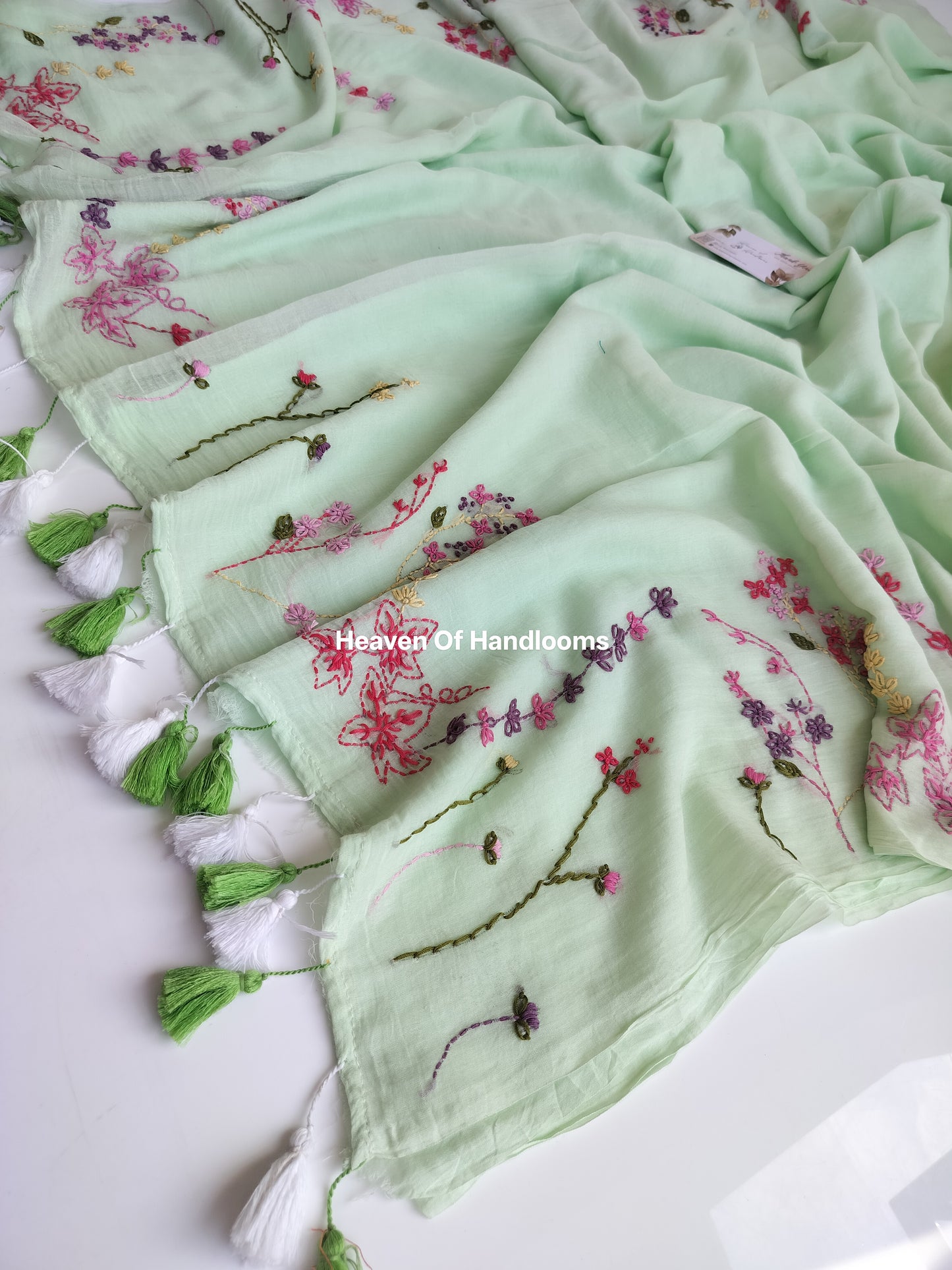 Premium Hand Stitch - Trish Floral Garden