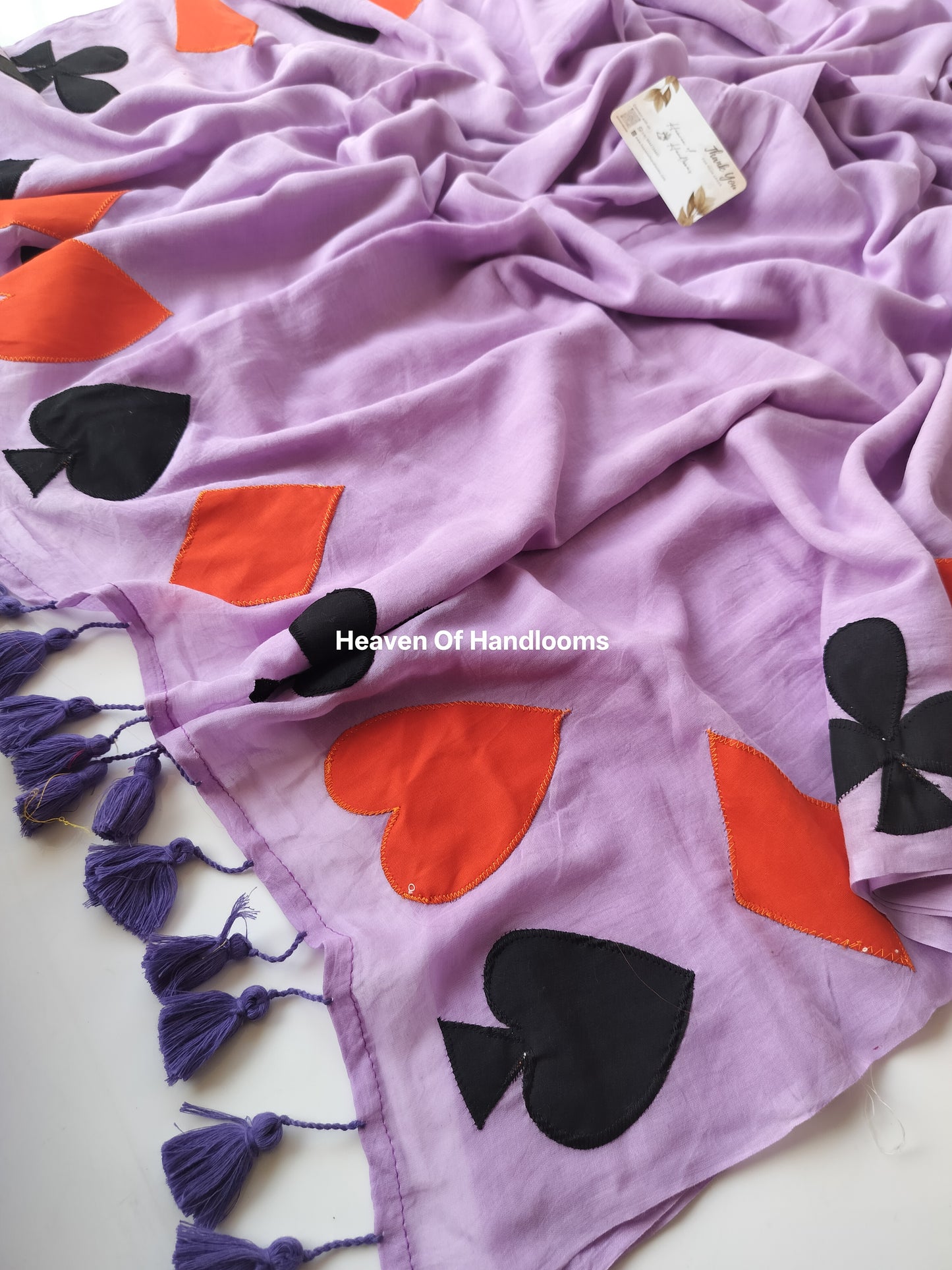 Festive Saree - Purple Patch