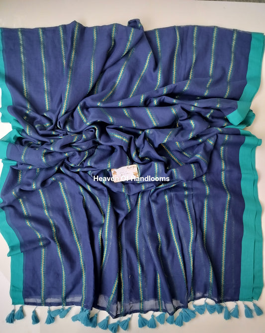 Festive Saree - Mustic Navy