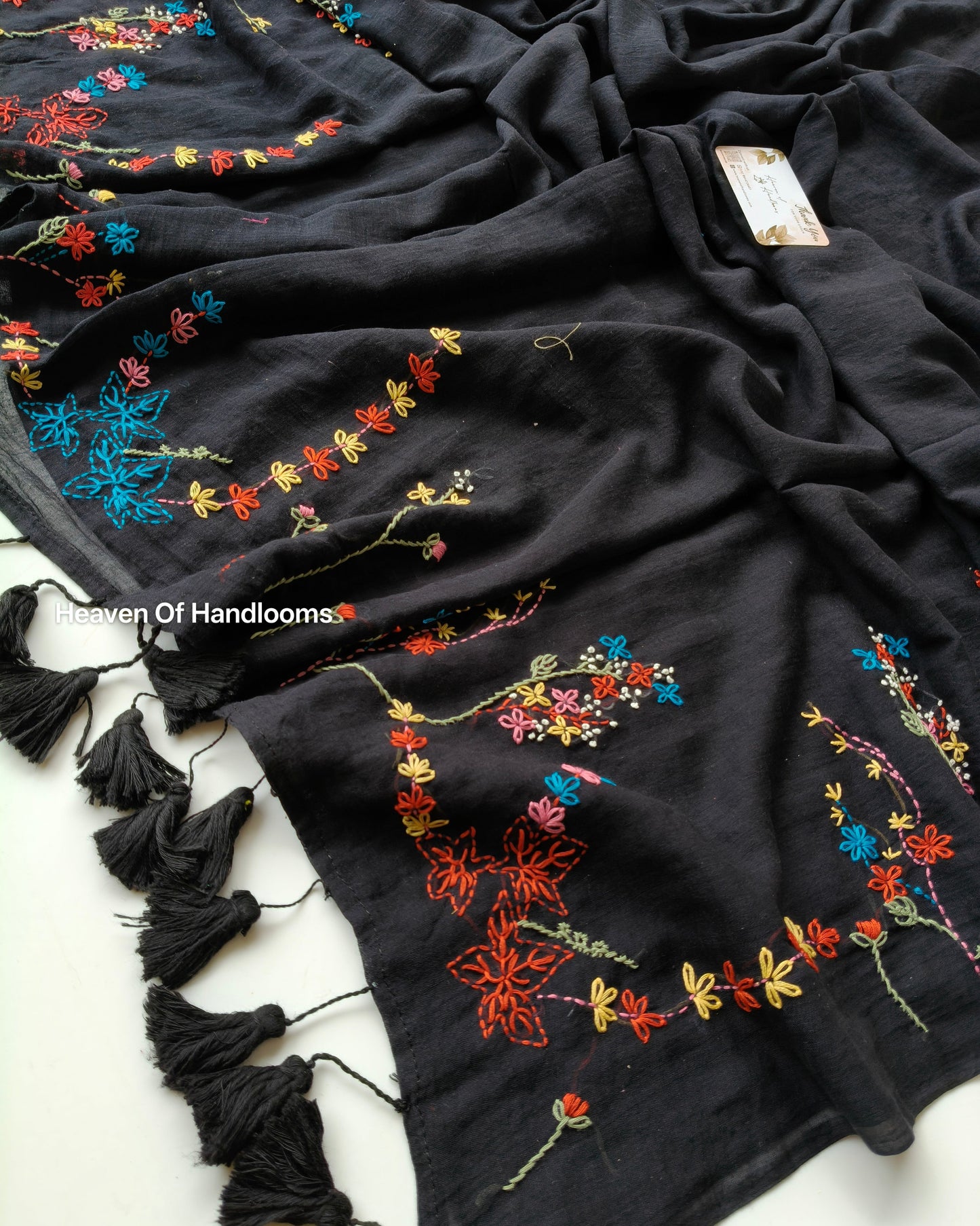 Premium Hand Stitch - Black Trish