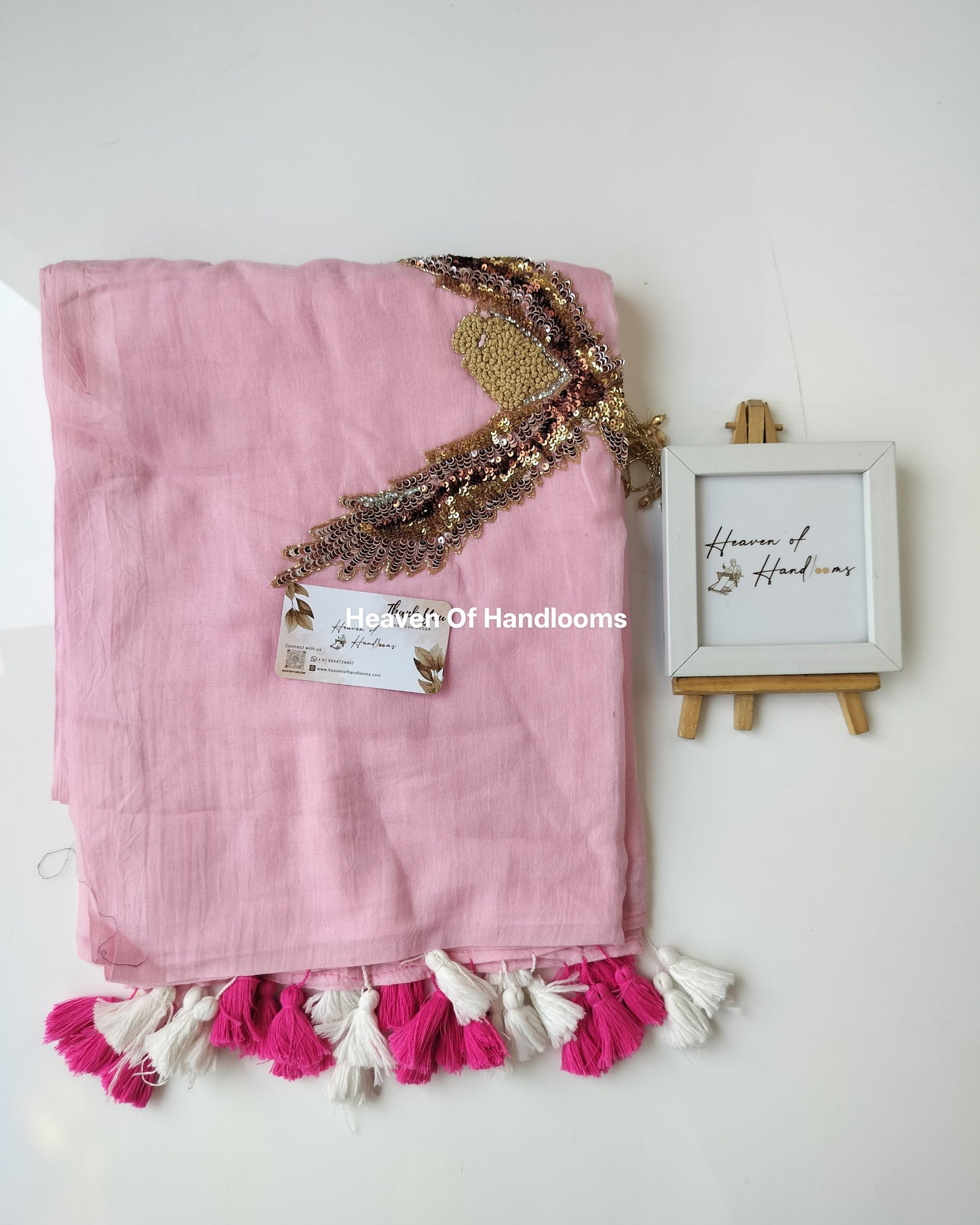Premium Hand Stitch - Pink Eagle