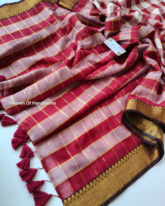 Festive Saree - Marron Kattam