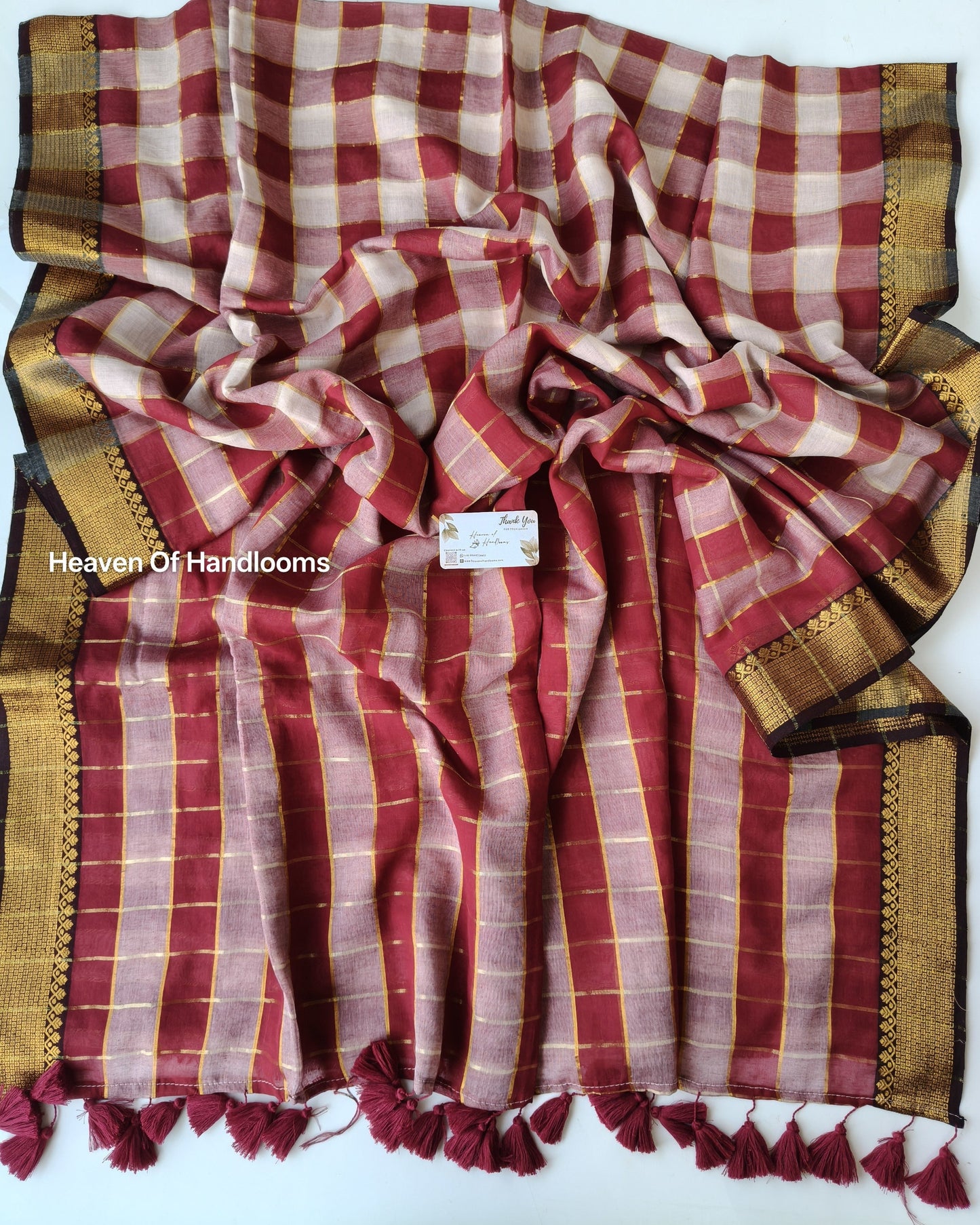 Festive Saree - Marron Kattam