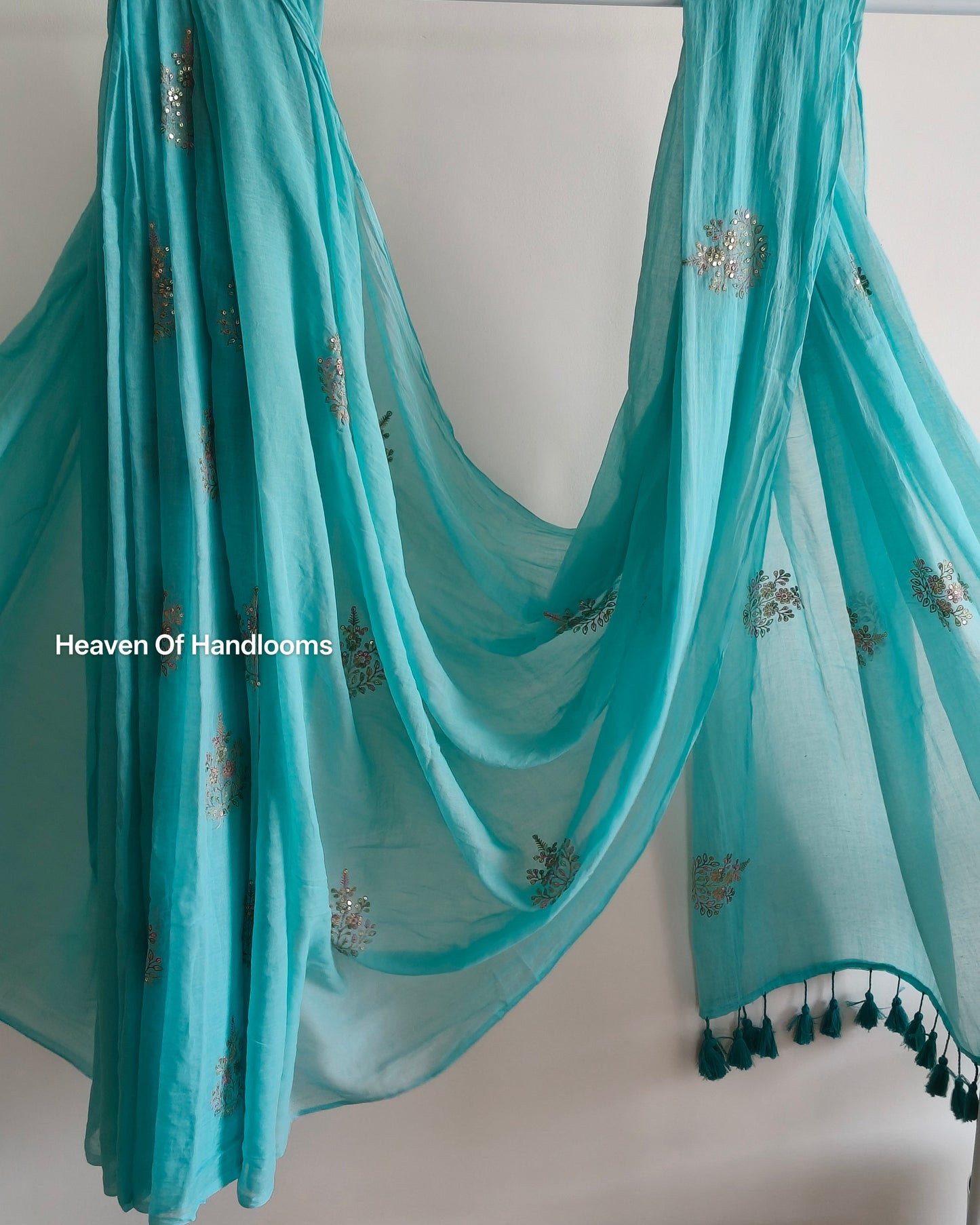 Festive Saree - Sky Rangoli