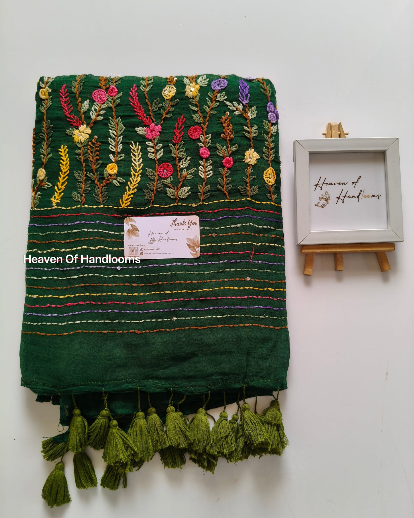 Premium Hand Stitch - Green Kodi Poo