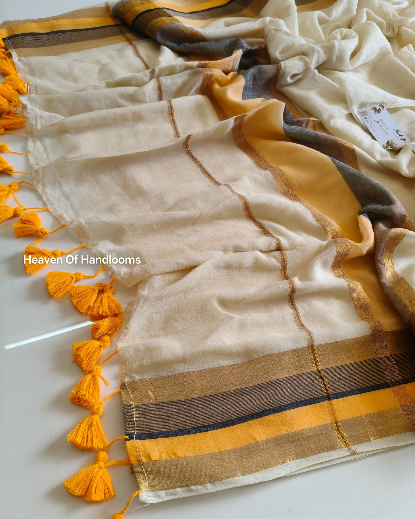 Onam-Vishu Saree - Manjal Border