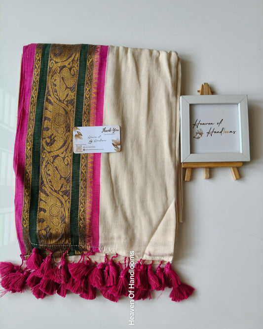 Onam-Vishu Saree -Elephant Border