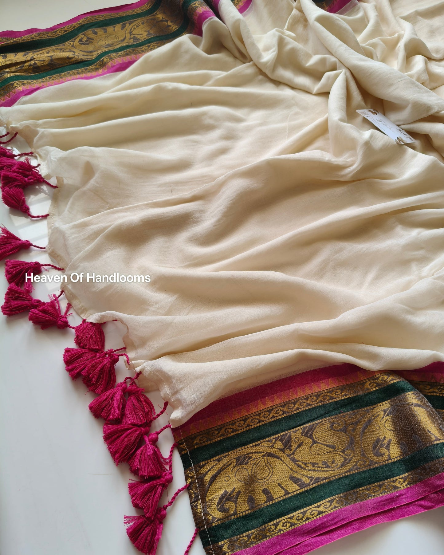 Onam-Vishu Saree -Elephant Border
